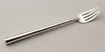 Rare Cape Silver Tubular Handled Konfyt Fork (1 of 2)